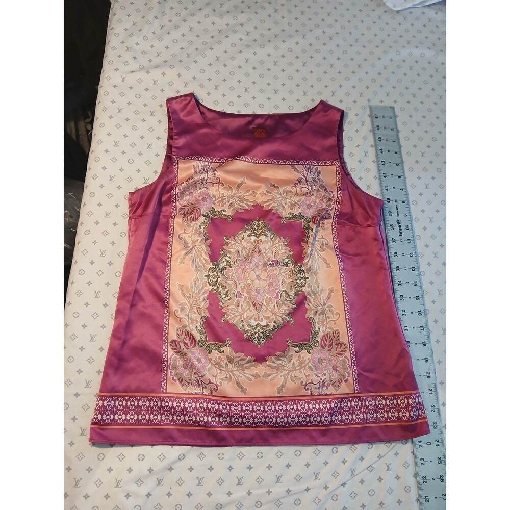 212 Collection Women's Small Tank Top Floral